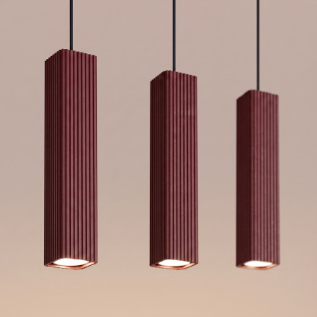 NOWOŚĆ Lampa wisząca RAYO 3L burgundSL.3226 Sollux