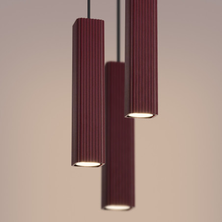 NOWOŚĆ Lampa wisząca RAYO 3P burgundSL.3227 Sollux