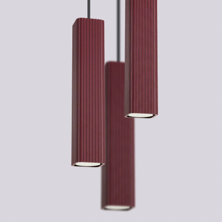 NOWOŚĆ Lampa wisząca RAYO 3P burgundSL.3227 Sollux