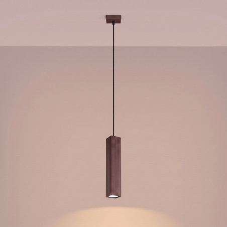 NOWOŚĆ Lampa wisząca RAYO 1 brązowaSL.3239 Sollux