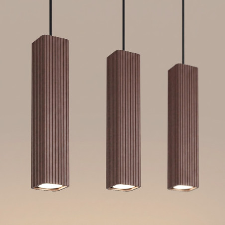 NOWOŚĆ Lampa wisząca RAYO 3L brązowaSL.3240 Sollux