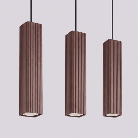 NOWOŚĆ Lampa wisząca RAYO 3L brązowaSL.3240 Sollux