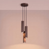 NOWOŚĆ Lampa wisząca RAYO 3P brązowaSL.3241 Sollux