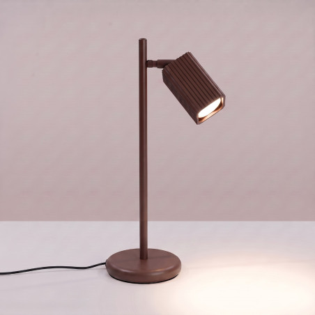 NOWOŚĆ Lampa biurkowa RAYO brązowaSL.3243 Sollux