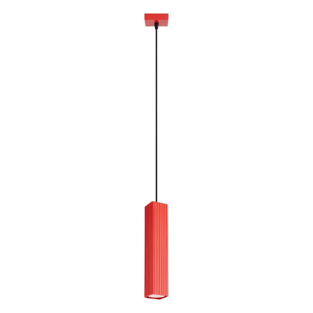 NOWOŚĆ Lampa wisząca RAYO 1 czerwonaSL.3253 Sollux