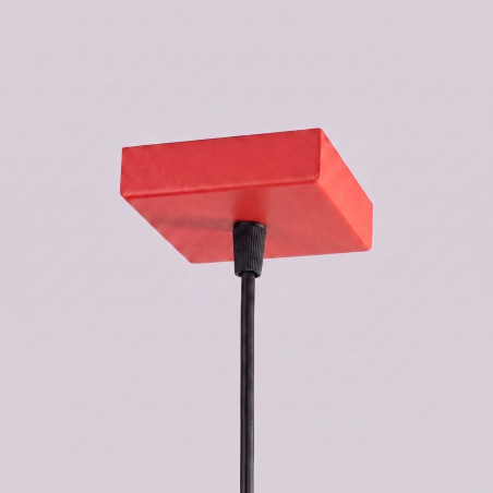 NOWOŚĆ Lampa wisząca RAYO 1 czerwonaSL.3253 Sollux