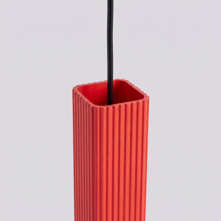 NOWOŚĆ Lampa wisząca RAYO 3L czerwonaSL.3254 Sollux