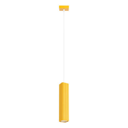 NOWOŚĆ Lampa wisząca RAYO 1 żółtaSL.3267 Sollux