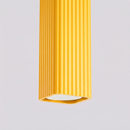 NOWOŚĆ Lampa wisząca RAYO 1 żółtaSL.3267 Sollux
