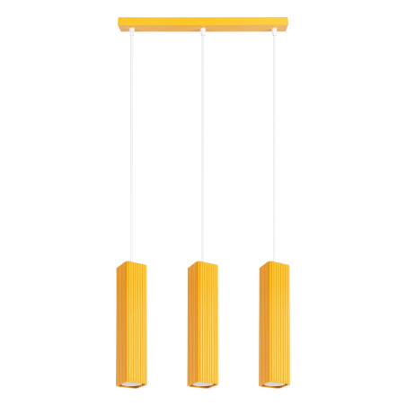 NOWOŚĆ Lampa wisząca RAYO 3L żółtaSL.3268 Sollux