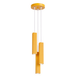 NOWOŚĆ Lampa wisząca RAYO 3P żółtaSL.3269 Sollux