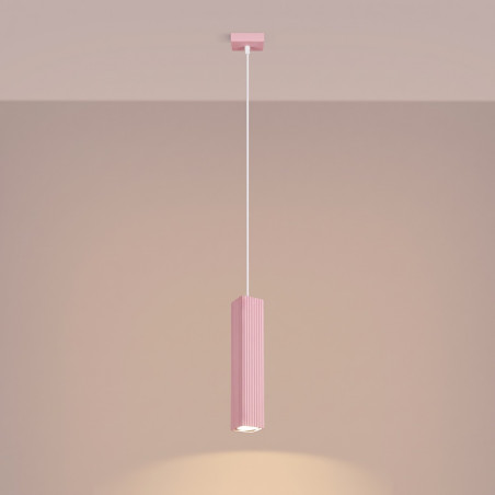 NOWOŚĆ Lampa wisząca RAYO 1 różowaSL.3281 Sollux