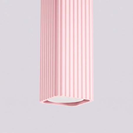 NOWOŚĆ Lampa wisząca RAYO 1 różowaSL.3281 Sollux