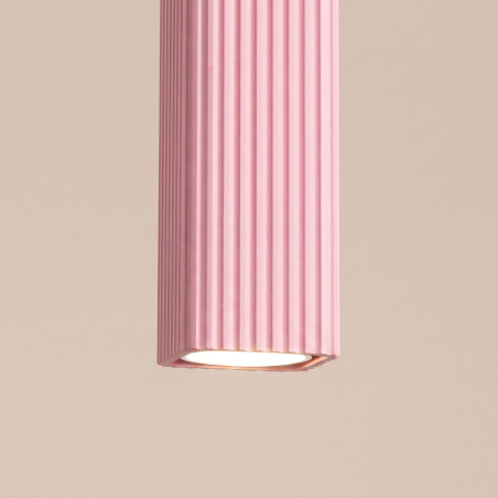 NOWOŚĆ Lampa wisząca RAYO 3P różowaSL.3283 Sollux
