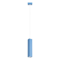 NOWOŚĆ Lampa wisząca RAYO 1 błękitnaSL.3295 Sollux