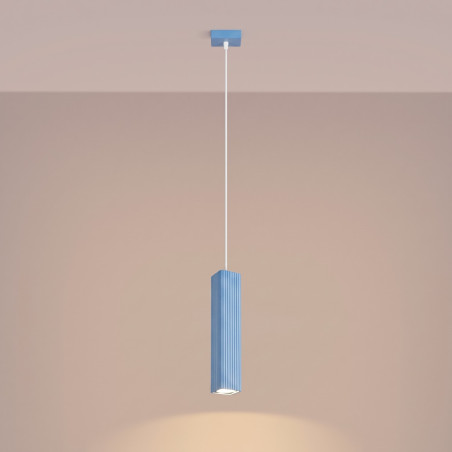 NOWOŚĆ Lampa wisząca RAYO 1 błękitnaSL.3295 Sollux