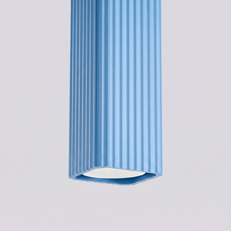 NOWOŚĆ Lampa wisząca RAYO 1 błękitnaSL.3295 Sollux