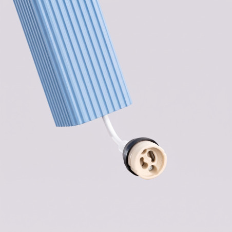 NOWOŚĆ Lampa wisząca RAYO 1 błękitnaSL.3295 Sollux