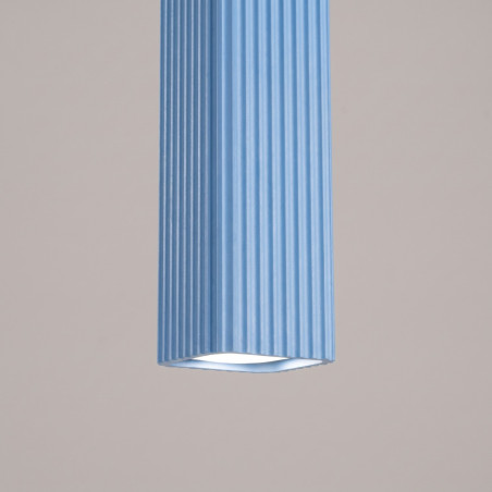 NOWOŚĆ Lampa wisząca RAYO 3L błękitnaSL.3296 Sollux