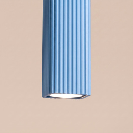 NOWOŚĆ Lampa wisząca RAYO 3P błękitnaSL.3297 Sollux