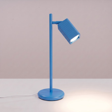 NOWOŚĆ Lampa biurkowa RAYO błękitnaSL.3299 Sollux