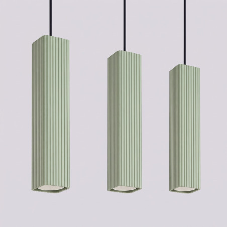 NOWOŚĆ Lampa wisząca RAYO 3L szałwiowaSL.3310 Sollux