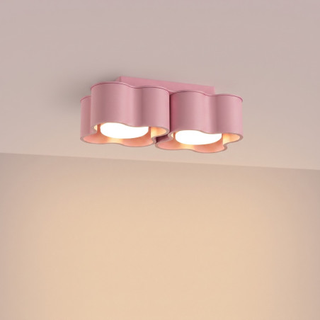 NOWOŚĆ Plafon OVIO 2 różowy Gx53SL.3397 Sollux