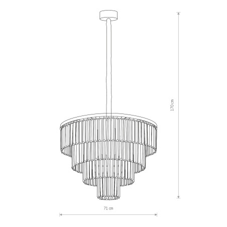 CRISTAL L Transparentny 40W