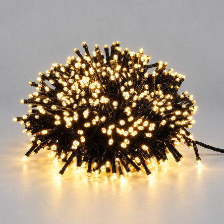 NOWOŚĆ EKSW2923 Lampki Choinkowe 700LED 14m 2500K 8 Trybów IP44 Milagro