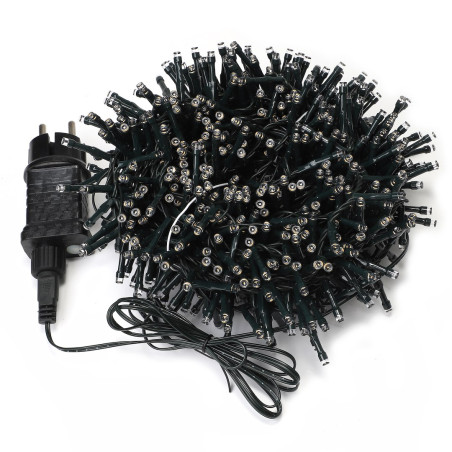 NOWOŚĆ EKSW2923 Lampki Choinkowe 700LED 14m 2500K 8 Trybów IP44 Milagro