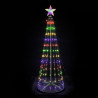 NOWOŚĆ EKSW2899 Choinka LED 1,8m 269LED 2700K + RGB IP44 Zielony Milagro