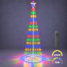 NOWOŚĆ EKSW2925 Choinka LED 2,5m 365LED 2700K + RGB IP44 Biały Milagro