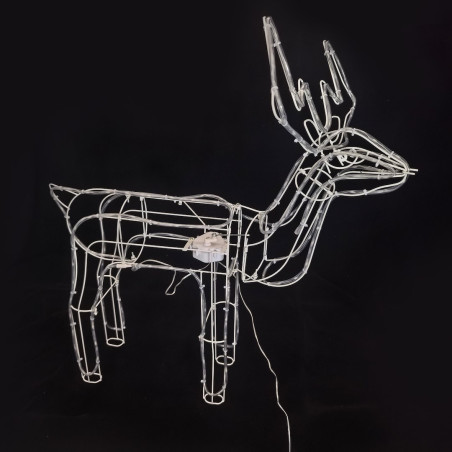 NOWOŚĆ EKSW2926 Renifer Ruchoma Głowa 180LED 3000K IP44 90cm Milagro