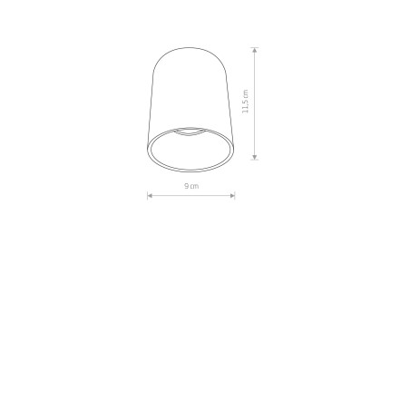 EYE TONE Czarny 1x10W only LED Nowodvorski 8930