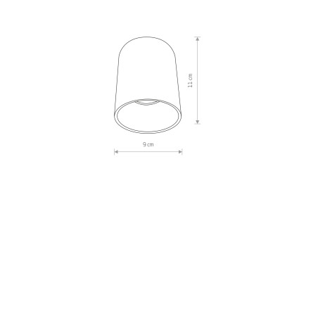 EYE TONE Czarny 1x10W only LED Nowodvorski 8931