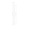 ICE TUBE LED  S Chrom 12W Nowodvorski 8118