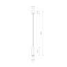 BATON Czarny 10W only LED Nowodvorski 7852