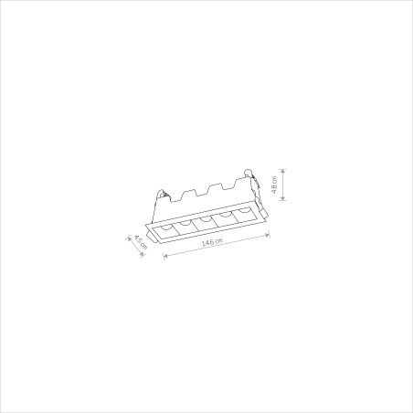 MINI LED RECESSED Biały 10W Nowodvorski 10042