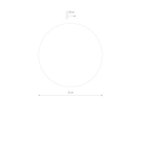 RING WOOD LED S 7W Złoty Nowodvorski 10280