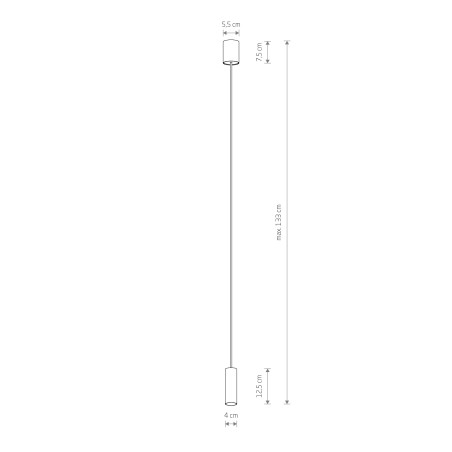 Lampa wisząca FOURTY S 10766 Nowodvorski