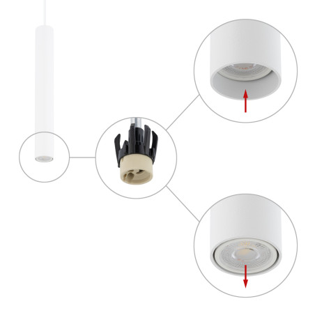 Lampa wisząca FOURTY M 10770 Nowodvorski