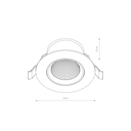 EGINA LED 15W, 4000K, WH 10556 Nowodvorski