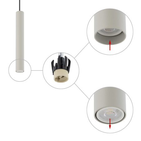 Lampa wisząca FOURTY M 10902 Nowodvorski