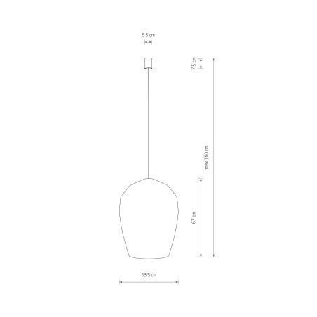 Lampa wisząca HAITI L 11165 Nowodvorski