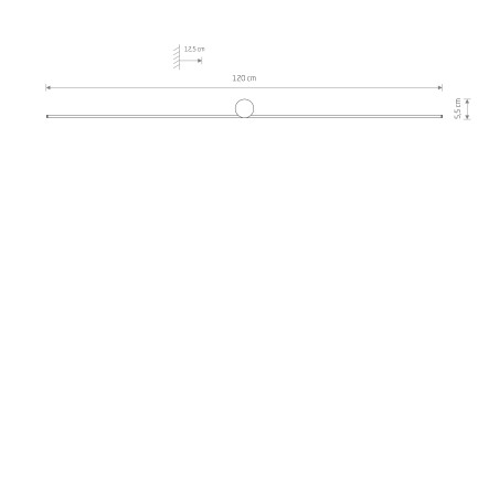 Kinkiet SPIN LED L 11585 Nowodvorski
