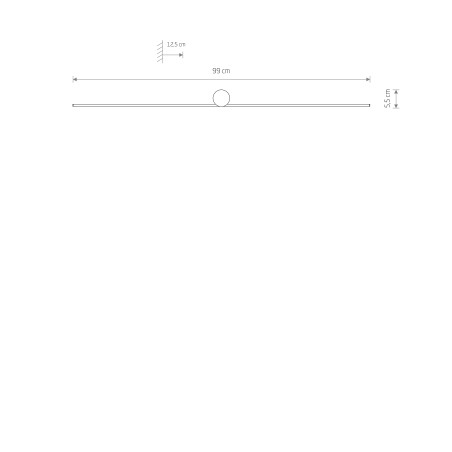 Kinkiet SPIN LED M 11586 Nowodvorski