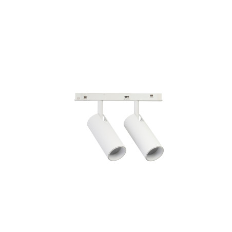 Reflektor szynowy magnetyczny LED ALFA NIKO 2 2LINE 2X7 W CCT AZ6514 Azzardo biały