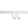 Reflektor szynowy magnetyczny LED ALFA NIKO 2 2LINE 2X7 W CCT AZ6514 Azzardo biały