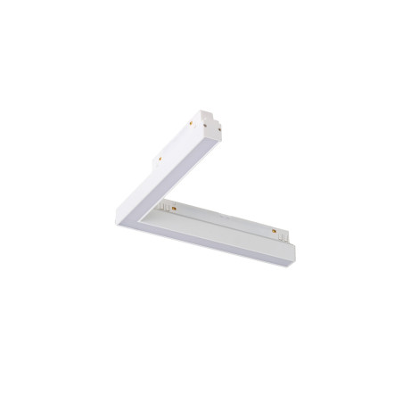 Lampa liniowa szynowa magnetyczna LED ALFA SAGA 24 W DALI narożny A CCT AZ7249 Azzardo biała
