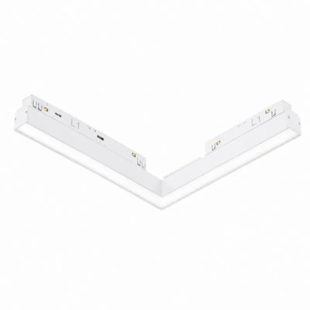 Lampa liniowa szynowa magnetyczna LED ALFA SAGA 2LINE narożny A 24 W CCT AZ6506 Azzardo biała